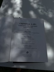 Carolina Academic Press Criminal Law Concepts & Practice 4th Ed HC Podgor et al