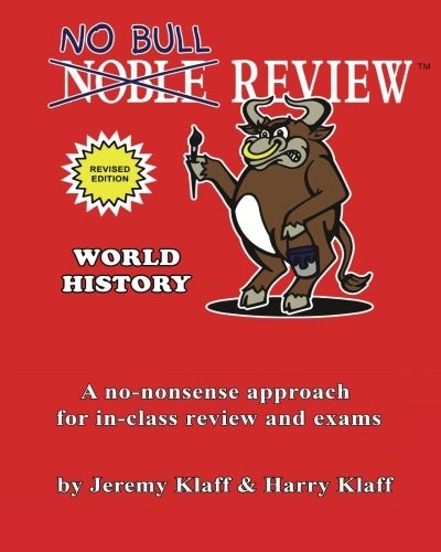 NO BULL REVIEW – WORLD HISTORY By Jeremy Klaff & Harry Klaff Excellent Condition