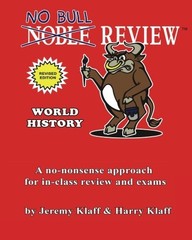 NO BULL REVIEW – WORLD HISTORY By Jeremy Klaff & Harry Klaff Excellent Condition