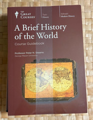 Great Courses: A Brief History of the World 6 DVD’s Guidebook NEW Peter Stearns