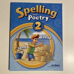 Abeka Spelling And Poetry 2 Fourth Edition Unused Student Workbook Cut Cover