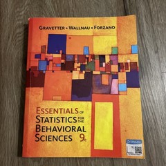 Mindtap Course List Ser.: Essentials of Statistics for the Behavioral Sciences