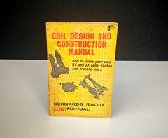 Vintage Coil Design and Construction Manual No.160 Bernards Radio Book 1960 Elec