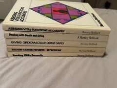 Nursing Skillbook Collection – Set of 5 – Vintage Nursing Books 1970s