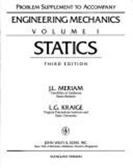 Engineering Mechanics : SI-English Version J. L., Kraige, L. G. M
