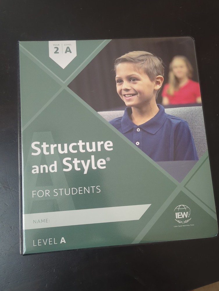 IEW Structure and Style for Students Level 2A Writing Curriculum