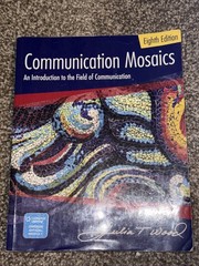 Mindtap Course List Ser.: Communication Mosaics : An Introduction to the…