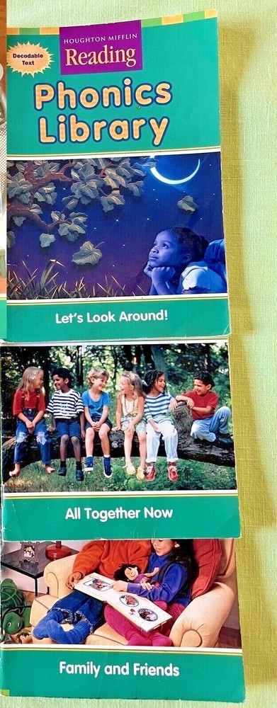 HOUGHTON MIFFLIN READING PHONICS LIBRARY Grade 1 – Lot of 3 Books