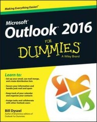 Outlook 2016 For Dummies (Outlook for Dummies) – Paperback – GOOD
