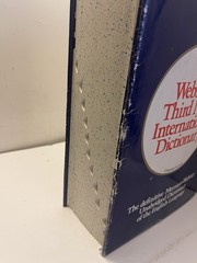 Webster’s Third New International Dictionary Unabridged 1986 Merriam Webster Inc