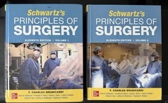 Schwartz’s Principles of Surgery 11th Ed Vol 1 AND 2 Hardcover Set Brunicardi