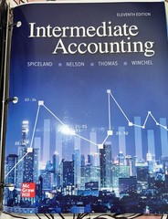 McGraw-Hill Intermediate Accounting 11th Edition Spiceland Nelson- Looseleaf