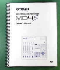 Yamaha MD4S Instruction Manual: 115 Pages & Protective Covers!