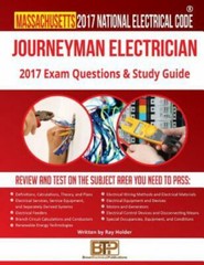 Massachusetts 2017 Journeyman Electrician Study Guide by Ray Holder (paperback)