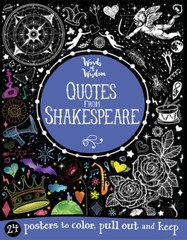 Quotes from William Shakespeare : 24 Posters to Color (Word – VERY GOOD