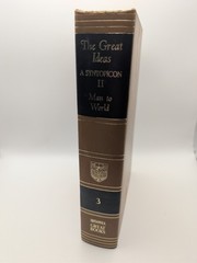 Vol 3 The Great Ideas A Syntopicon II Man to World Britannica Great Books 1952
