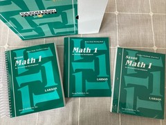 NEW SAXON MATH 1 Homeschool Complete HOME STUDY CURRICULUM KIT 1st Grade
