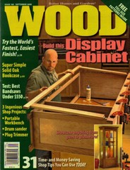 WOOD Magazine ~ All 7 Issues of 2008~ 720 Pages! ~ Excellent Condition