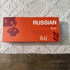 Russian Vocabulary Cards Box Of 1000 Phrase Cards Vis-Ed Language Set Sealed New