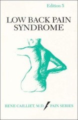 Low Back Pain Syndrome Paperback Rene Cailliet