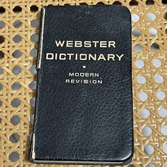 Pocket Size Vintage Webster Dictionary: Modern Revision (1965)