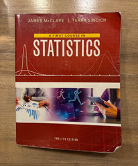 A First Course in Statistics by James McClave and Terry Sinich (12th edition)