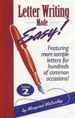 Letter Writing Made Easy Volume 2: Featuring More Sample Letters for Hun – GOOD