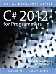C# 2012 for Programmers (Deitel – Paperback, by Deitel Paul; Deitel – Very Good