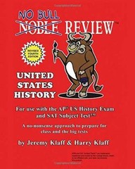 No Bull Review – For Use with the AP US History Exam and SAT Subject Test – GOOD