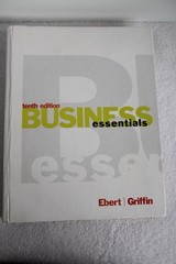 BUSINESS ESSENTIALS (10TH EDITION) By Ronald J. Ebert & Ricky W. Griffin HC Fair