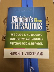 Clinician’s Thesaurus, 8th Edition : The Guide to Conducting Interviews and…