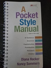 A Pocket Style Manual 10th Edition Diana Hacker Nancy Sommers