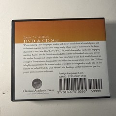 Latin Alive! Book 1 DVD and CD set