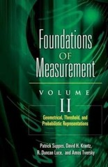Foundations of Measurement Volume II: Geometrical, Threshold, and…