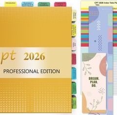 Upgraded CPT 2026 Index Tabs – Waterproof & Tear-Resistant with Guide & Bookmark
