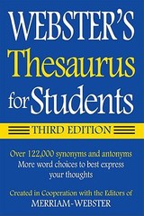 Webster’s Federal Street Press Thesaurus for… 9781596950948 by Merriam-Webster