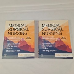 Medical-Surgical Nursing 10th Edition 2-Volume Set Paperback Patient Care Book