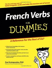 FRENCH VERBS FOR DUMMIES By Zoe Erotopoulos *Excellent Condition*