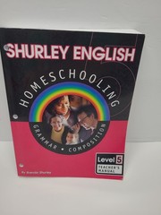 Shurley English Level 5 Homeschooling Teacher Manual CD Included