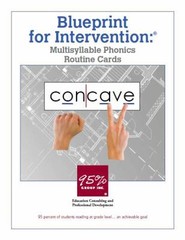 95 Percent – Concave – Multisyllable Routine Cards Blueprint For Intervention
