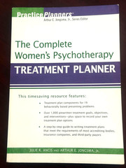 The Complete Women’s Psychotherapy Treatment Planner Julie R Ancis 2007 PB
