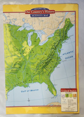 Our Country’s History Activity Map Nystrom (26″ X 19″ Fold-Out Laminated LN