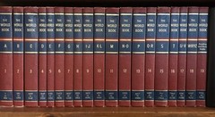 1956 The World Book Encyclopedia, 18 Volumes Plus Reading & Study Guide
