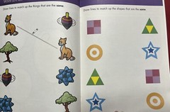 Workbook Same Or Different with Reward Stickers, Pre K-K Workbook, 32 Pages