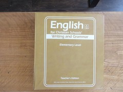 Bob Jones English, Writting and Grammar 6th Grade First Edition