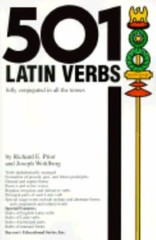 501 Verbs Ser.: 501 Latin Verbs by Joseph Wohlberg and Richard E. Prior…