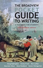 The Broadview Pocket Guide to – VERY GOOD