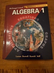 Algebra 1 by McDougal Littell — Florida Edition — 2004 — Ex-High School