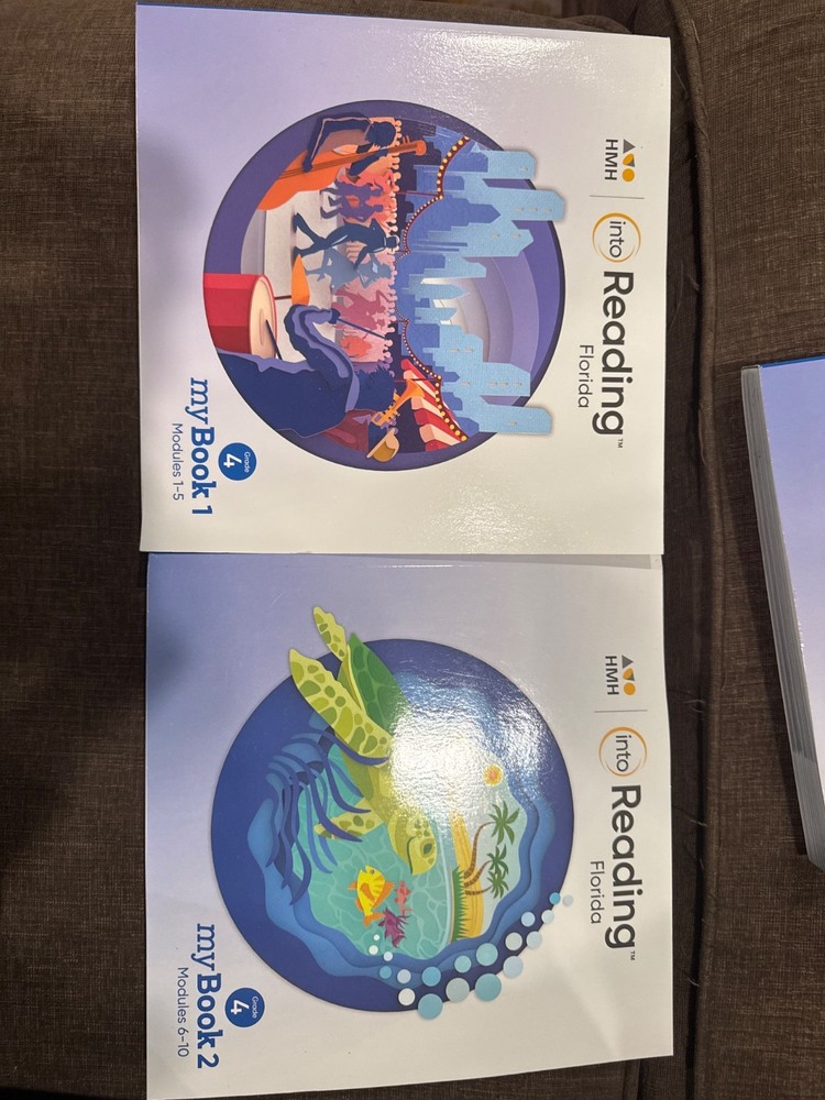 4th Grade 4 HMH Into Reading MyBook Set Volumes 1-2 Student Edition My Book FL