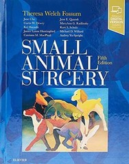 Small Animal Surgery – Hardcover, by Fossum DVM MS PhD Dipl ACVS – Very Good